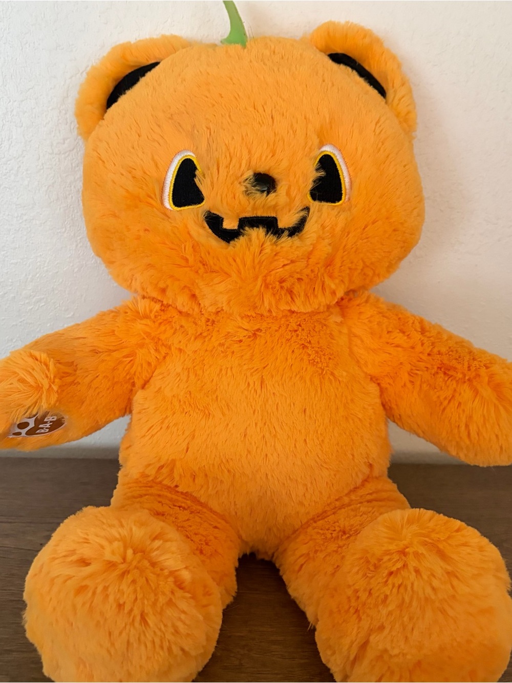 Build A Bear Halloween Pumpkin Light-up Plush Stuffed Animal